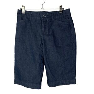 St. John's Bay Dark Denim Bermuda Shorts 4